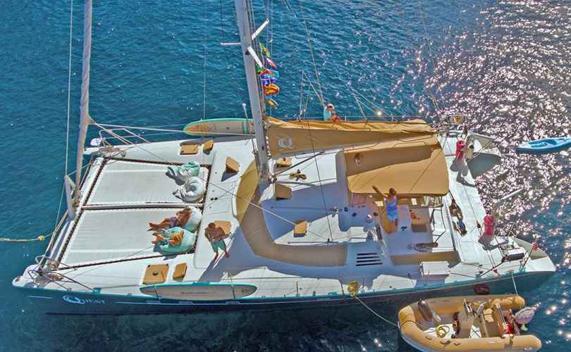 Catamaran charter Mykonos