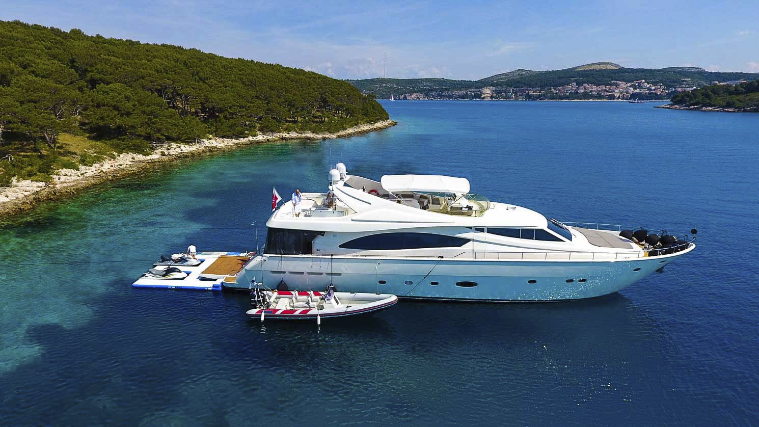 Luxury Yacht Ferretti 880