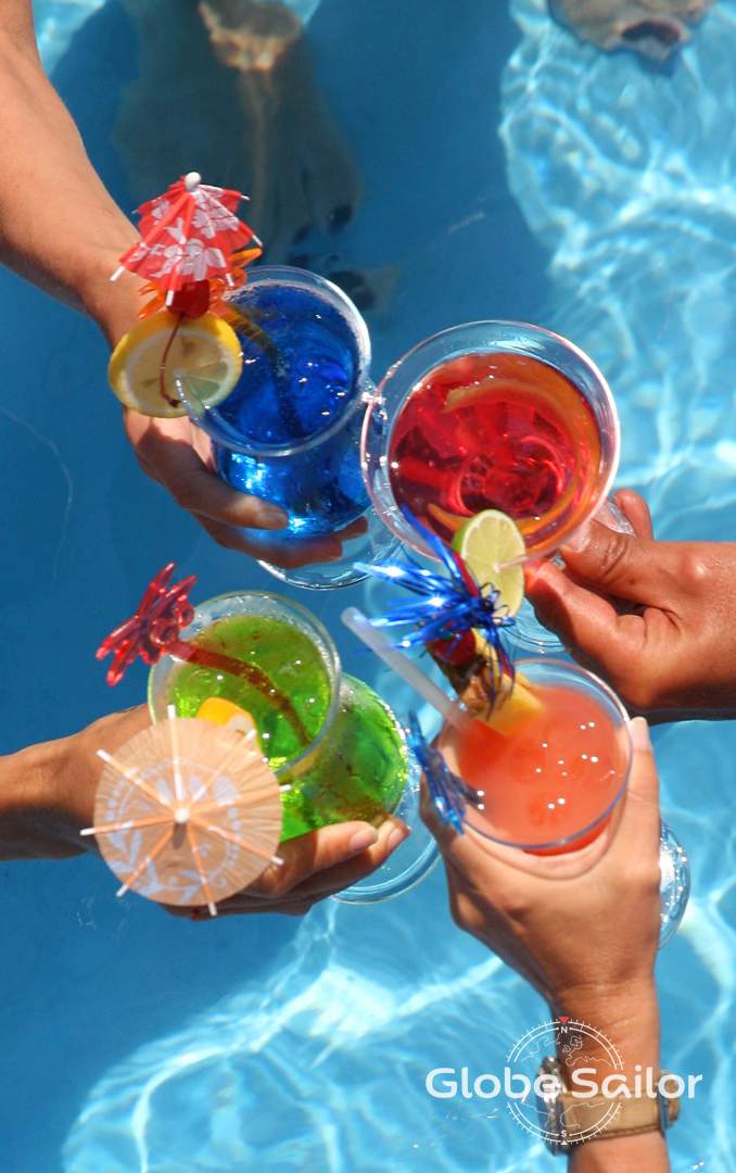 How about a drink by the pool?