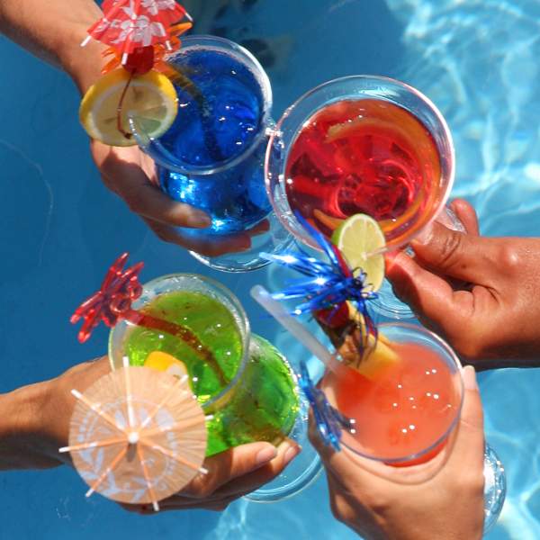 How about a drink by the pool?