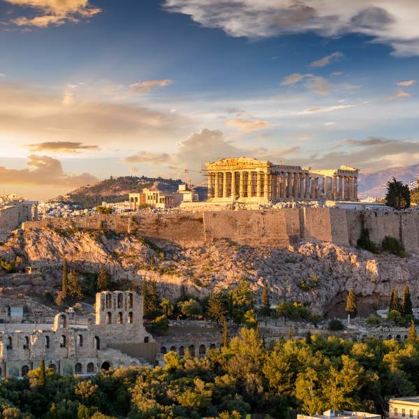 Athens Acropolis at sunset