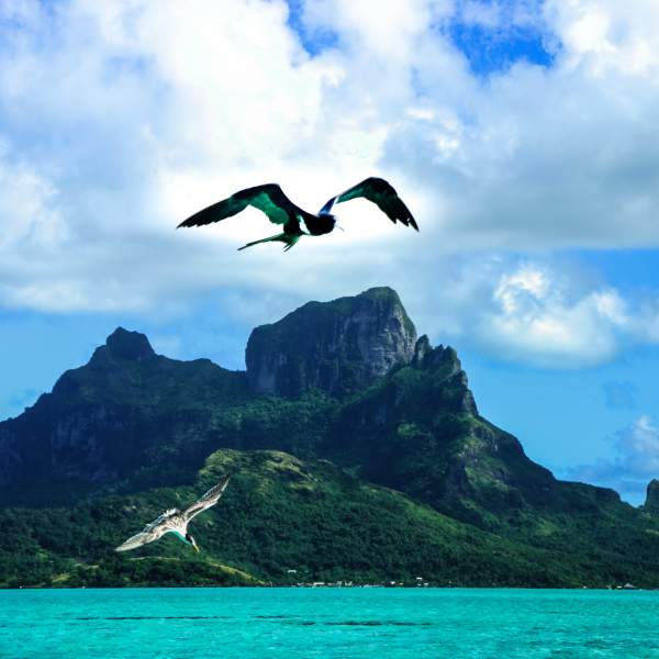 Bora Bora ed il suo vulcano, il monte Otemanu