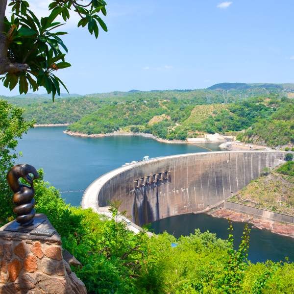 The impressive Kariba Dam