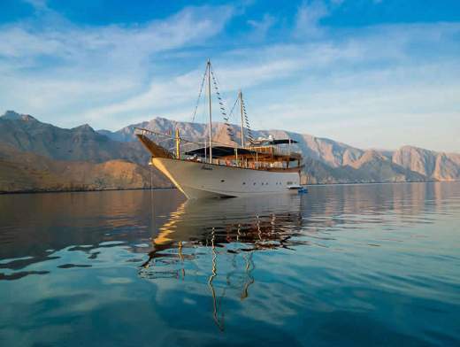 Oman & the Strait of Hormuz in luxury yachts