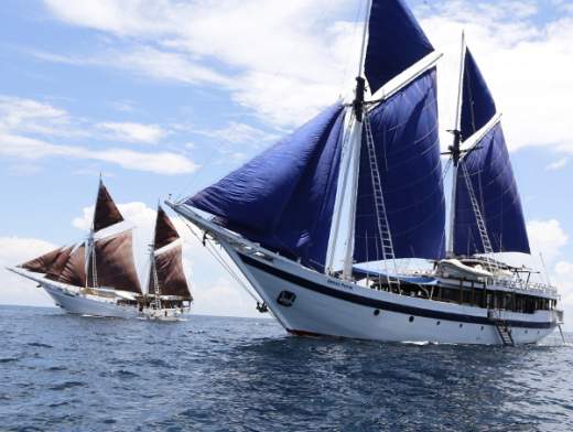 Discover Indonesia aboard a traditional sailing boat