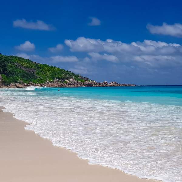 Enjoy the tranquility of Petite Anse beach