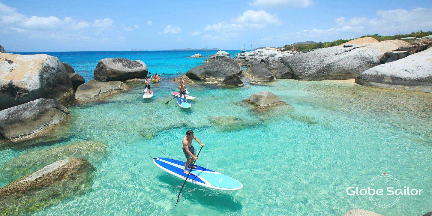 Care for a quick paddle in the turquoise waters?