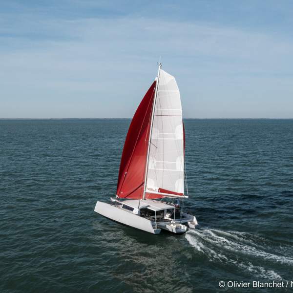 Photo Sailing course on a trimaran