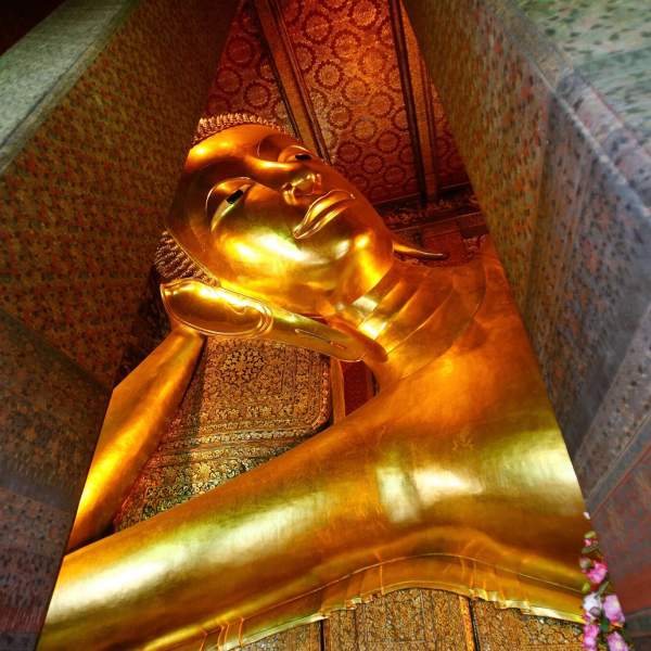Le colossal bouddha couché de wat Pho