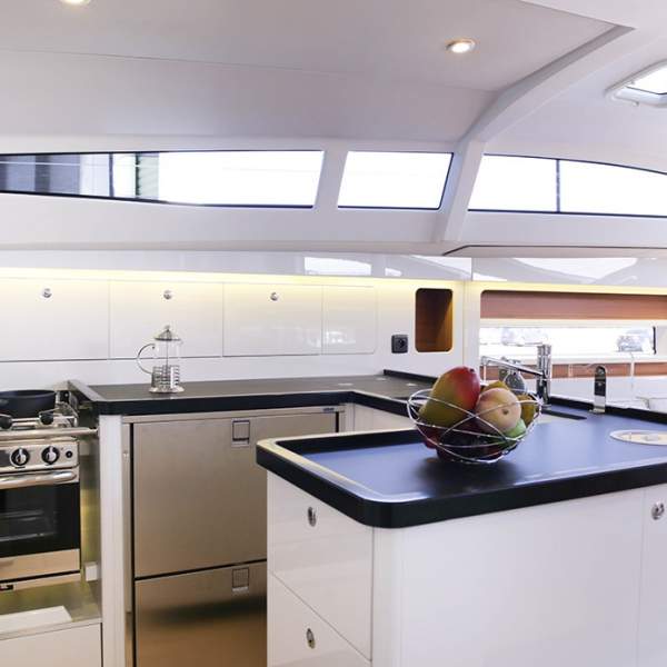 A functional and fully equipped kitchen
