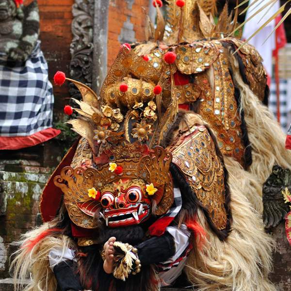 Der traditionelle Tanz Barong