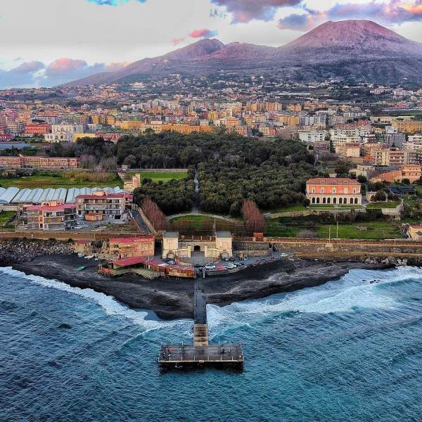 Admire Vesuvius from the Bay of Naples
