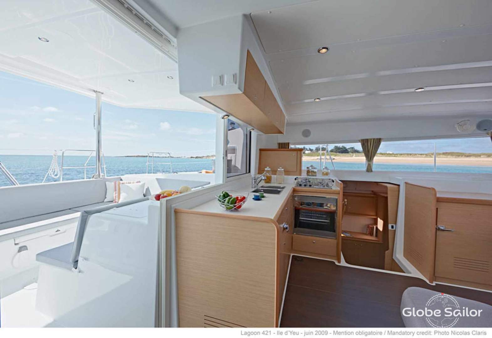 Un bateau spacieux et confortable