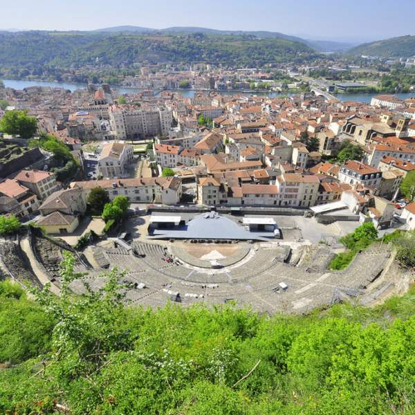 Le magnifique théâtre antique Vienne