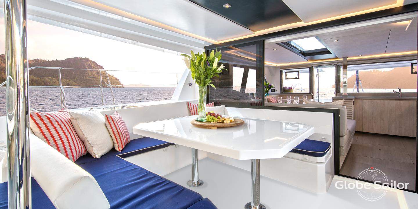 Welcome aboard your catamaran