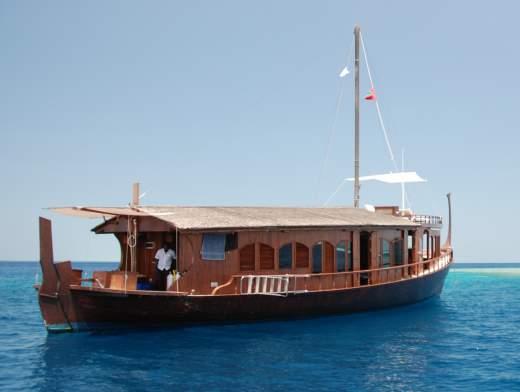 The Maldives on a traditional Dhoni
