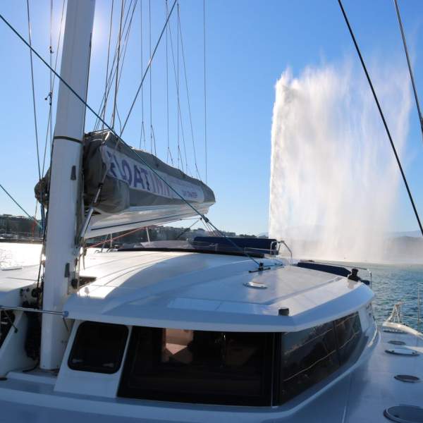 A prime view of the Geneva water jet