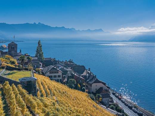 Peaceful cruise on Lake Geneva