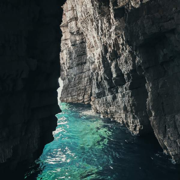 In the Blue Grotto of Bisevo