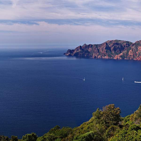 Photo L'ouest de la Corse en catamaran