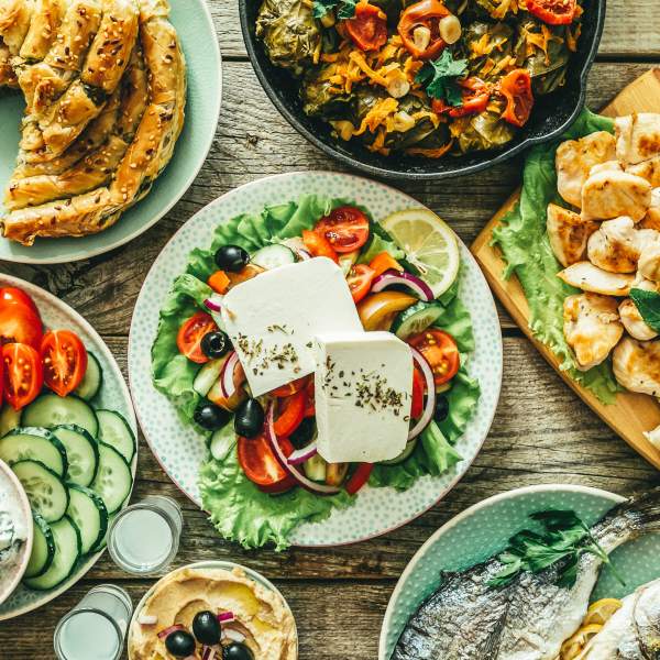 Probieren Sie die griechischen Köstlichkeiten