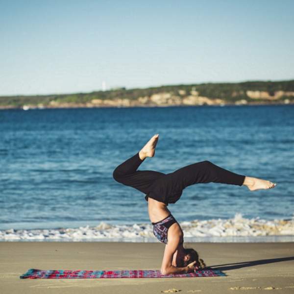 Séance de Yoga sur la plage