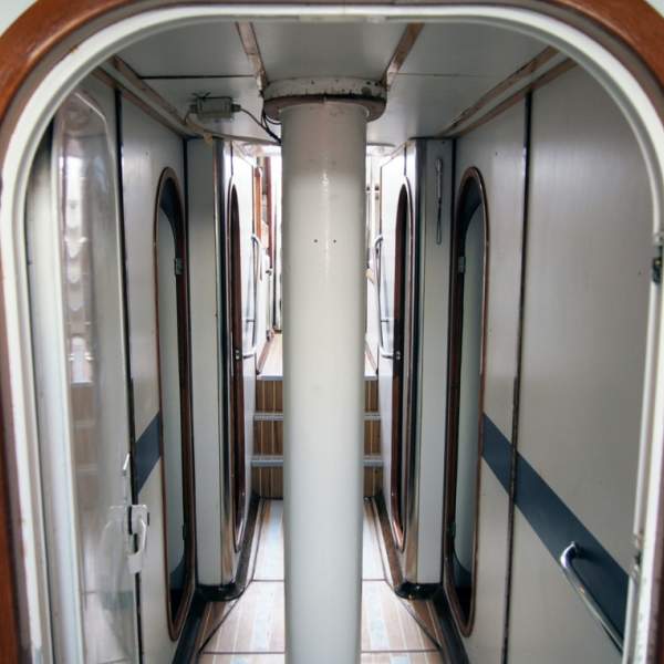 The interior of the monohull