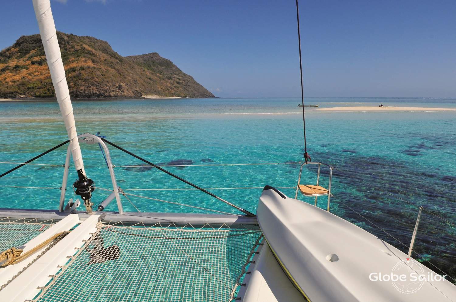 Make the most of the Catamaran nets for relaxing under the sun!