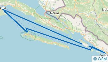 Scenic route from Dubrovnik