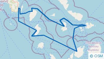 One-week cruise in the Cyclades from Lavrio