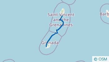 One-way Sailing Itinerary in the Grenadines