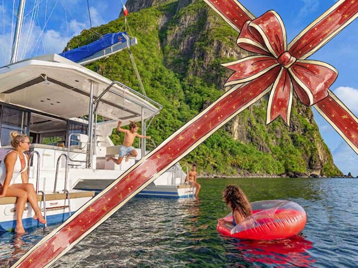 GlobeSailor gift card presented beside the sea
